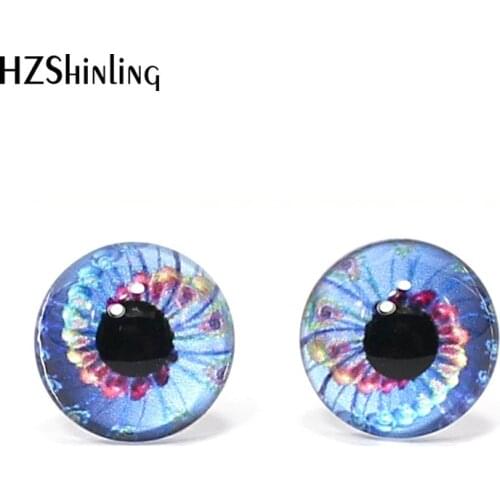 3 pairs 12mm Handmade Round Glass Eyes Dragon Monster Eyes Glass Cabochons DIY Animal Pets Doll Toy Eyes Accessory