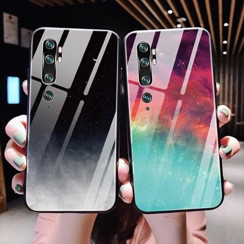 For Xiaomi Mi Note 10 Pro Play Mix 2S 3 Glass Phone Case For Xiaomi Redmi S2 6 6A K30 Note 9S 8T 8 9 Pro Cover Case Coque