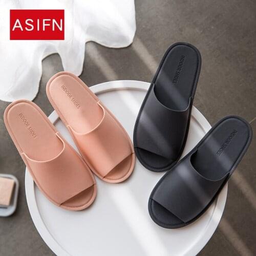 Japanese solid-colored slippers women bottom bathroom bath non-slip cold drag home floor couple plastic slippers man