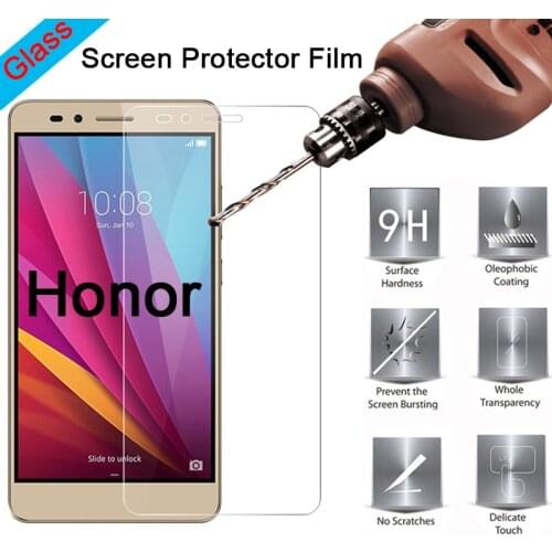 Tempered Glass for Honor 8X 7X 6X 5X 4X 3X Max Phone Film Protective Screen Protector Film for Huawei Honor 6C Pro 4C 5C Glass