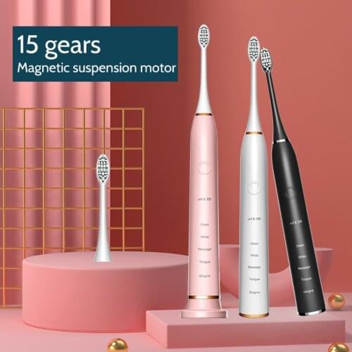 Sonic Toothbrush Electric Smart Toothbrush Adult Travel Essentials IPX7 Waterproof Travel Toothbrush Teeth Whitening Gift