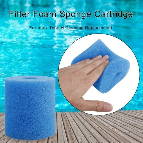 Pool Filter Foam 1PC Washable Sponge Cartridge Filter Element Pool Filter Sponge Swimming Pool Accessories For Intex Type H/A