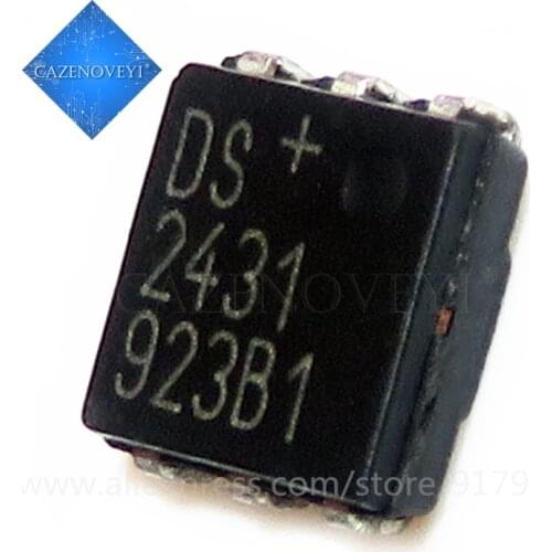 5pcs/lot DS2431P+TR DS2431P+ DS2431 DS2401P+ DS2401P DS2401 SOJ-6 In Stock