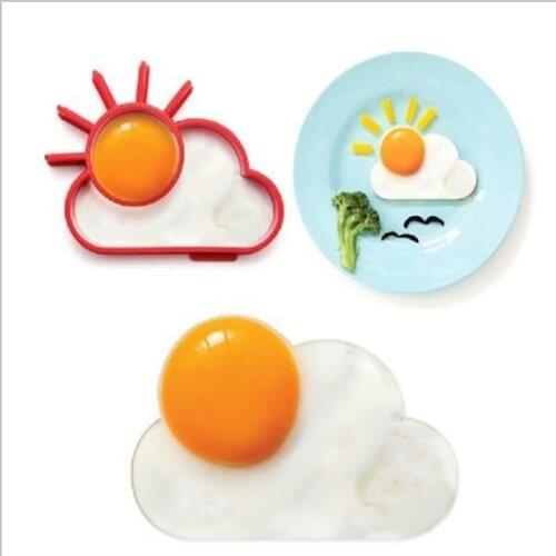 6 Style Fried Egg Mold Pancake Rabbit Cloud Shaper Silicone Omelette Mould Frying Egg for Cooking Tools Kitchen Accessories Gadg