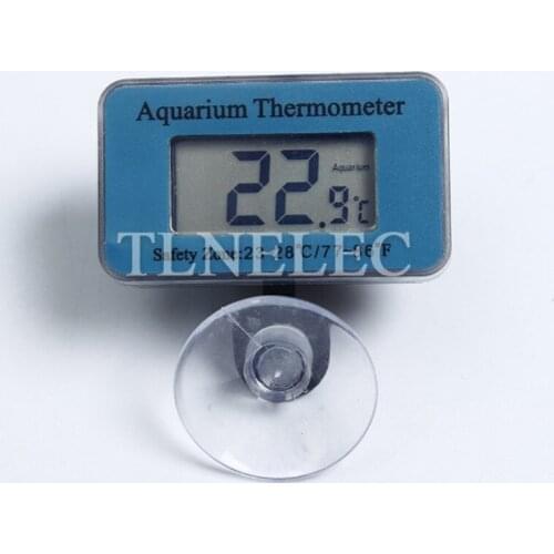 Aquarium Box Fish Tank Special Diving Electronic Suction Cup Waterproof Thermometer Reptile Digital Display Thermometer