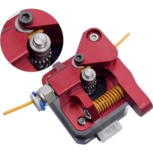 Aluminum Upgrade Dual Gear Mk8 Extruder for Extruder Ender CR-10/CR-10S PRO RepRap Prusa I3 1.75mm 3d Parts Drive Feed Extruder