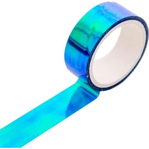 Glitter Rainbow Washi Tape Stationery Scrapbooking Decorative Adhesive Tapes DIY Masking Tape