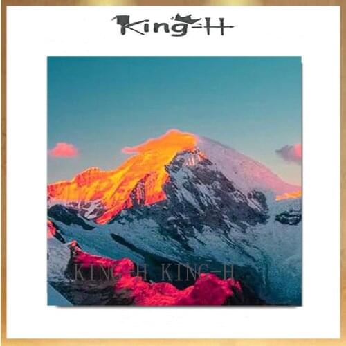 Big mountain abstract modern knife thick round of heavy oil painting hand-painted modern art to decorate the hotel lobby