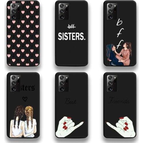 Best Friends Forever BFF Phone Case For Samsung Galaxy Note20 ultra 7 8 9 10 Plus lite M51 M21 M31 J8 2018 Prime
