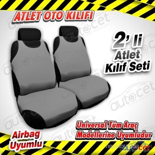 AutoCet Athlete Model Car Seat Cover (Gray) 3487a