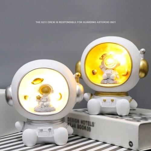 Astronaut decoration dormitory small night light student boys holiday gift creative astronaut bedroom bedside design light