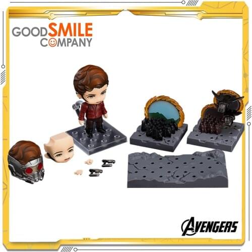 Original Gsc Marvel The Avengers 4 Endgame Nendoroid Star-Lord Anime Action Figures Collection Pvc Model Toys for Child