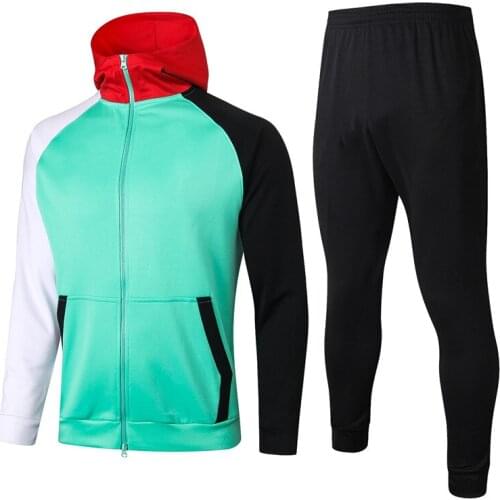High-quality mens training clothes, running, sportswear, jacket and trousers suits, T-shirts. Football sports suit.Long sleeve
