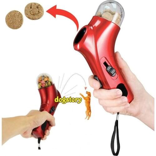 PET TREAT LAUNCHER Food Throw Feeder Toy Dogs Train Interactive Toys Play With Dog free shipping HK67