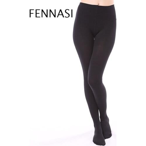 FENNASI Womens Autumn Winter Warm Sexy Pantyhose Women Thick Nylons Lady Black Tights Leg Warmers Female Erotic Warm Tights