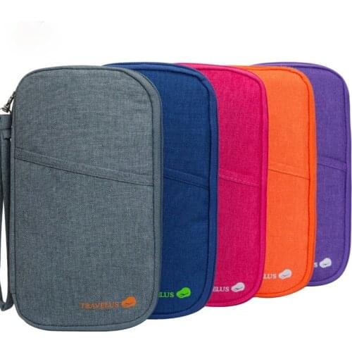 Women Travel Organizer Passport Holder Card Package Credit Card Holder Wallet Document Package Fashion Multi Pockets Card Pack