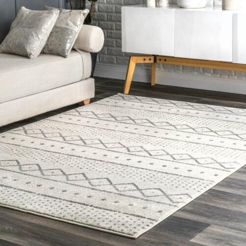 Nordic Carpet Living Room Rug Bedroom Kids Play Crawling Floor Mat Non-Slip Turkey Area Rugs For Parlor Home Geometric Carpet