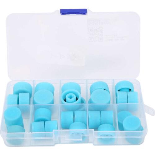 AC Charging Port Cap A/C Refrigerant Port Cap Replacement Air Conditioning Charging Valve Dust Cover A/C Valve Cap