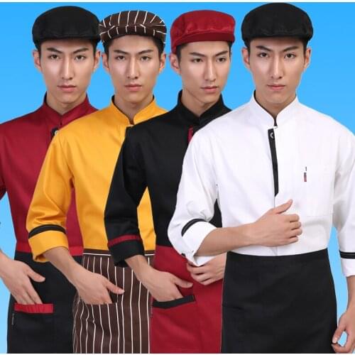 Kitchen Chef Coat Coat Full Set Cooking Clothes Catering Service Tooling Jacket Workwear