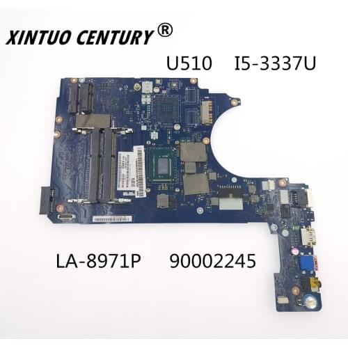 LA-8971P 90002245 FOR Lenovo IdeaPad U510 laptop motherboard I5-3337U CPU DDR3 Free Shipping 100% test ok