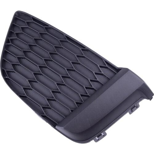 Left Front Bumper Fog Light Bezel Cover Trim Moulding Car ABS Black Fit for Honda Fit Jazz 2014 2015 2016 2017