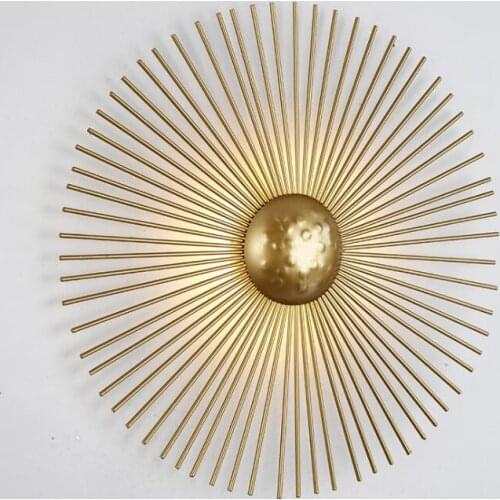 INS Wall Lamp Nordic Style Designer Art Living Room Bedroom Planet Light Luxury Decoration Wall Lamp Free Rotation