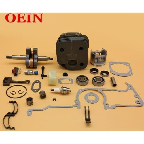 Cylinder Piston Carburetor Carb Isolater Buffer Mount Kit FitHUSQVARNA 61 268 272 272XP Garden Chainsaws Engine Spare Parts