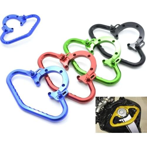 Motorcycle Refit Fuel Tank Handrail CNC Tank Handle Passenger Safety Handle for suzuki GSX250R GSXR600 750 1000 GSXR1300 B-KING
