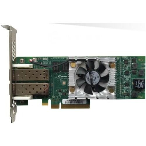 QLogic QLE8362-SR-CK QLE8362 2 Port 16 10GbE SR-Optic FC TCP/IP SAN iSCSI FCoE Adapters network PCIe Controller Card