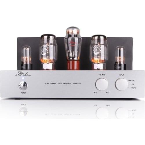 Handmade scaffolding, fever class A class KT88 tube amplifier, output power 15W × 2 signal to noise ratio 88dB distortion