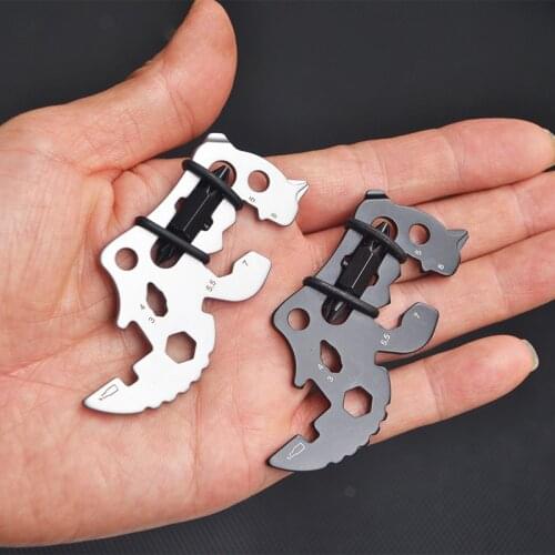 Hand Tool Multifunctional Tool EDC Mini Tool Card Key chain Mini Tools Bottle Opener Screwdriver Phone Handle Repair Tool
