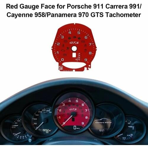 Gauge Face for Porsche 911 Carrera 991/Cayenne 958/Panamera 970 GTS Tachometer