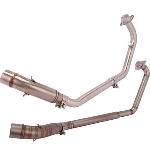 Motorcycle Exhaust Pipe Scooter Front header link Pipe Middle Tube System Slip On For Honda CB150R CBR150 CBR150R 2010-2020
