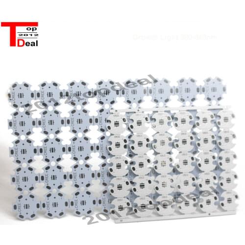 20-50pcs Cree XPE XP-E /XTE XT-E/XPG XP-G 3535LED PCB Aluminum board 20mm 16mm For DIY