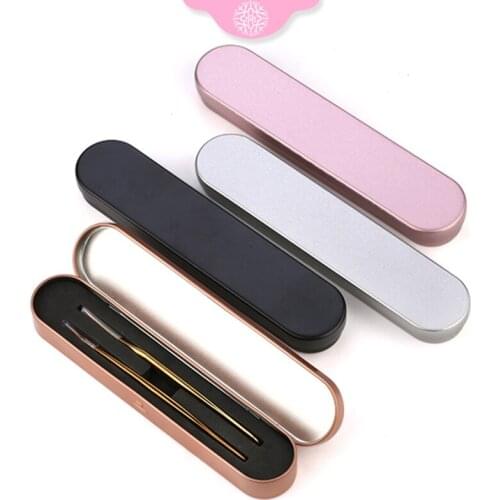 Tweezer Storage Box Eyelash Tweezers Case Makeup Bag Box Tools for Eyelash Extension Tweezers Case Makeup Tool Kit