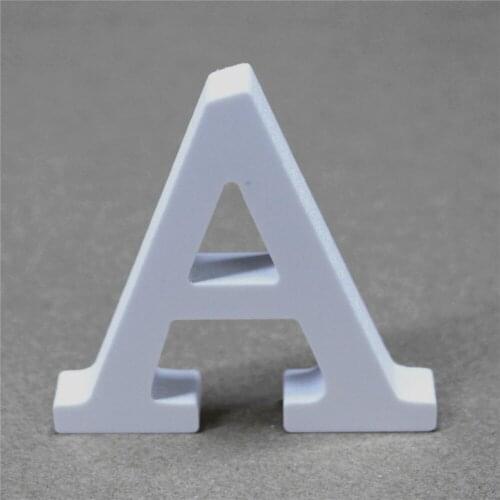 1pcs 10cm Standing Wood Wooden Letters White Alphabet For Wedding Birthday Party Home Decorations Personalised Name Design