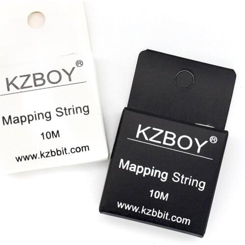KZBOY Eyebrow Design Measure Tool Microblading Supplies Pre-inked Black 10M/Roll Mapping Strings Thread for Eyebrow Maker