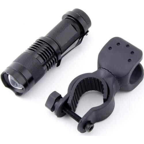 Bicycle Clip Front Light Bike Lamp Torch Flashlight Cycling Waterproof 2000lm 3 Shock Resistant,Hard Led Bulbs Rechargeable