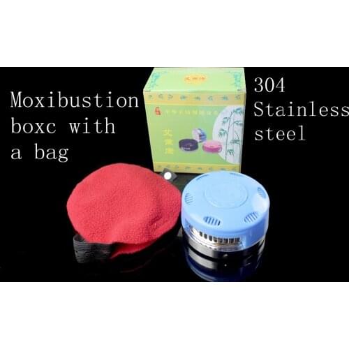 Stainless Steel Moxibustion Box Warming Massage Moxibust Therapy Treatment For Neck Knee Abdomen Leg Arm Body Care Health Tool