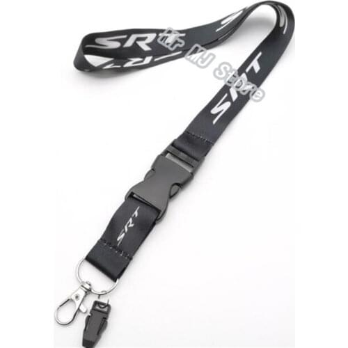 New Hot Car styling Exquisite SRT Nylon Lanyard keyring for Ford Mustang Shelby Chrysler Jeep Dodge keychain auto accessories
