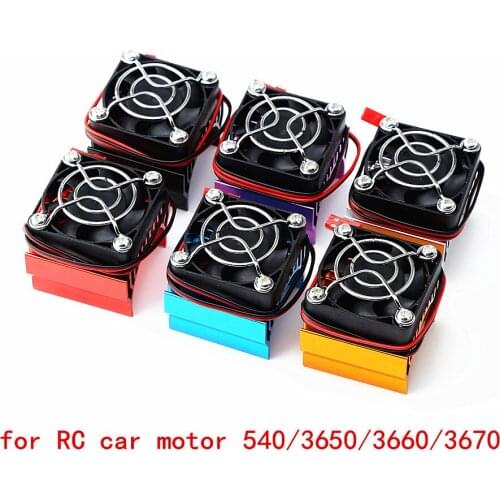 New style 540 3650 3660 3670 Motor Heat Sink Cover w/ Cooling Fan Heatsink RC Parts Brushless Aluminum Electric 1/10 For HSP