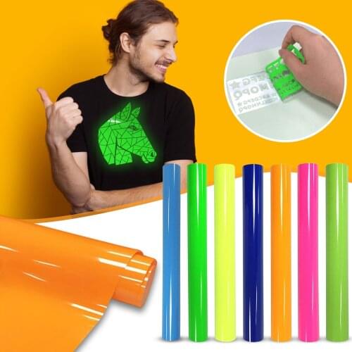 Clothing Fluorescent Diy Film Silhouette Paper Printing Sublimation Products Heat Transfer Vinyl Stickers Temporary Tattoos #W3