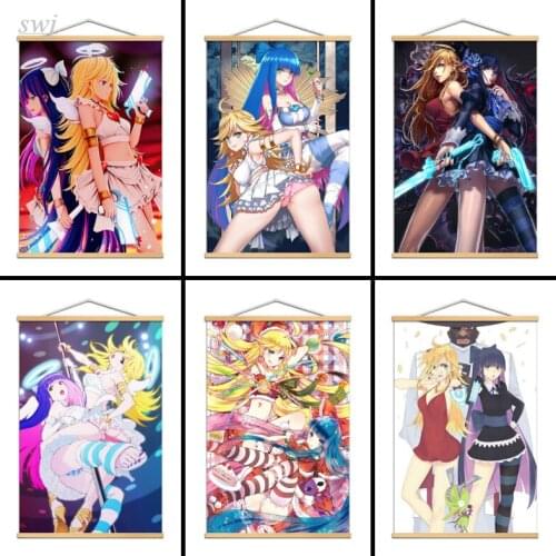 Anime Posters Canvas Painting Panty Stocking Poster Wall Posters Wall Art Decoration Painting Home Decor Picture Room Decor
