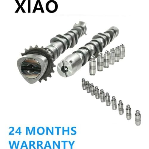 Intake/Exhaust Engine Camshaft 06F109101B+16PCS Lifter Valve Tappet 022109423D For VW Golf Jetta Eos Touran For Audi A3 A4 A6 TT