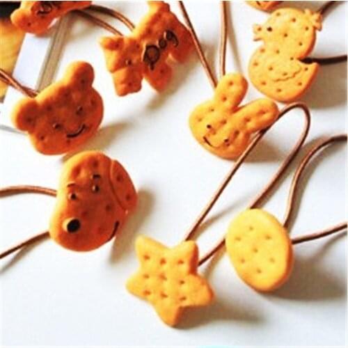 Girls Elastic Hair Bands Lonely Animal Crackers Shape Headwear Hair Bands Hair accessories Styling Tool Great Little Gift New
