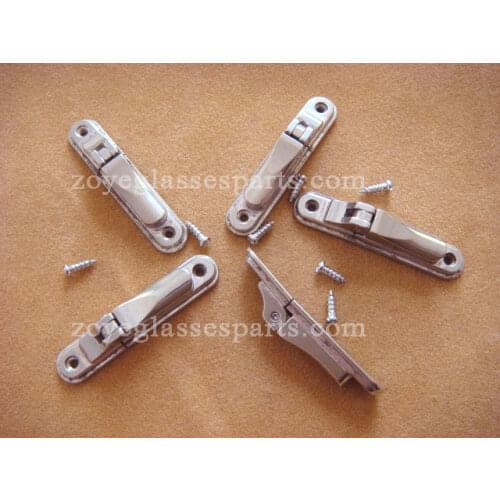 ZOYE quality 3.8mm spring hinge for aluminum eyeglasses flex hinge for wrapped aluminum wood frame nickel TSH-06 ship in 2 days