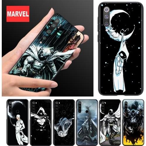 Silicone Cover Marvel Moon Knight For Xiaomi Mi Note 11 11i 10i 10T 10 9 9T SE 8 Lite Pro Ultra Phone Case