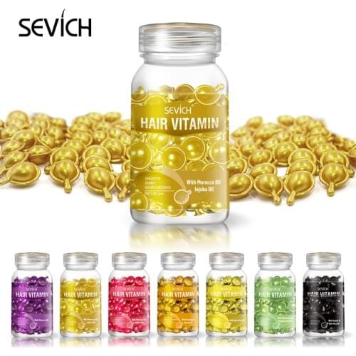 Sevich Hair Vitamin Keratin Complex Oil Capsule Hair Serum Moroccan Treatment Oil For Dry Hair Nourishing Scalp Treatment