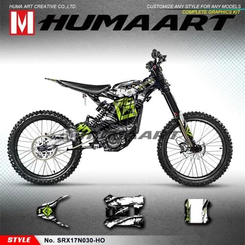 HUMAART Motorcycle Stickers Full Vinyl Wraps for Sur-Ron Light Bee X/S, Customizable ( Style No. SRX17N030-HO)