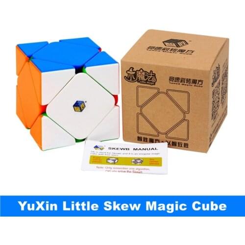 Yuxin ZhiSheng Skew Magic Cube 3X3 Stickerless Speed Cube For Children Puzzle Toy